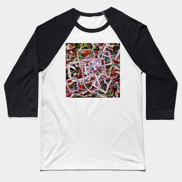 Abstract Void Baseball T-Shirt by Anthony Statham